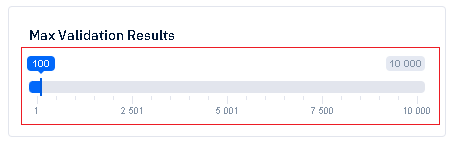 edi file validate settings max errors