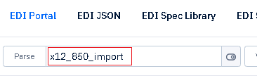 edi spec custom save